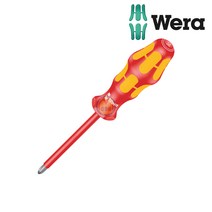 베라 십자 절연드라이버 (PH0-80) 162 i PH VDE WERA, 1개