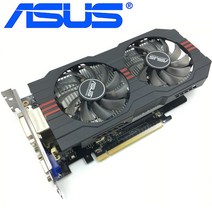 ASUS 그래픽 카드 오리지널 GTX 750 Ti 2GB 128Bit GDDR5 비디오 카드 nVIDIA Geforce 750Ti 용 VGA 1050 GTX750 TI 중고