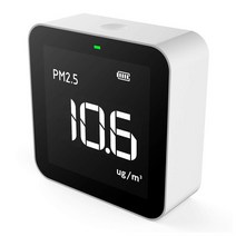 Temtop P10 PM2.5 AQI 프로페셔널 파티클 센서용 공기질 모니터 미립자 검출기 실시간 디스플레이 충전식