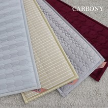 카보니 카본 숯발열 탄소매트 소파 쇼파용, 소 150 x 55(cm), 극세사 와인