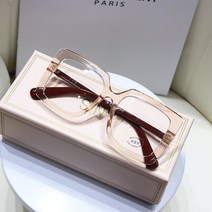 해외직구명품안경테패션 스퀘어 안경 여성 레트로 안티 블루 라이트 컴퓨터 투명 클리어 렌즈 빈티지 브