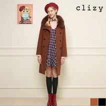 무자크 폭스카라 더블 울 코트 CI9WLC07