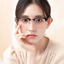 룩스토어 스퀘어 하금테 안경