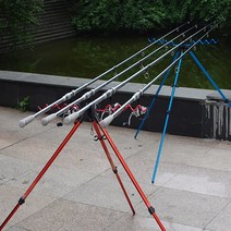 원투 거치대 고품질삼각대 서프스탠드 바다 민물 낚시거치대 9단거치대, 옵션2 5조 실버