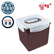 위니아 딤채 김치통 정품 5.5L (도번 1108) 생생용기 김치냉장고 전용 김치용기, 1개입