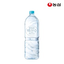 루트윈 농심 백산수 무라벨 2L 6병 생수