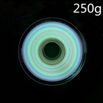 3d 프린터 필라멘트 PLA Glow In The Dark 1.75mm 인쇄 승화 재료 1kg 500g 250g Rainbow Firefly Green, 무지개 250g, 협력사
