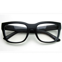 기본 사각 베이직 검정 뿔테 안경테 3종 호피 투명 무광 브라운 옐로우