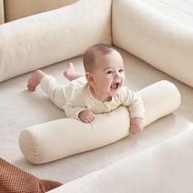 국내산 아기바디필로우 죽부인 출산 산모선물 커버+솜 면 베이지