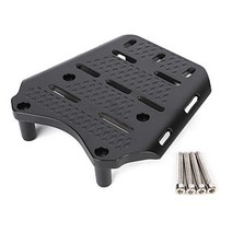 Qiilu Motorcycle Rear Luggage Rack CNC Aluminum Alloy Utility Rack Holder Shelf for Honda PCX 125 15, normal, popular