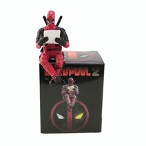 마블 데드풀 차량용 자동차 인테리어 미니 피규어 스파이더맨 그루트 블랙팬서, Deadpool 2-1