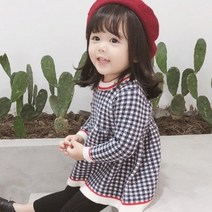 체크니트원피스