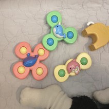 파키즈 흡착 회전 딸랑이 스피너 3종세트 아기 유아 치발기 국민 신생아장난감 아기선물, 파키즈 고래 친구들