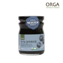 풀무원 ORGA 유기농 블루베리잼 270g, 1개