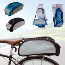자전거 짐받이 가방 보조가방 여행가방 안장, 블랙
