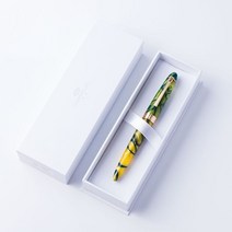 캘리그라피연습 LORELEI-컬러풀 레진 컨버터 필링 만년필 골든 클립 가는 펜촉 0.38mm EF 잉크 펜 포, 01 A, 한개옵션1