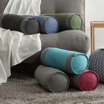 [앤틱하우스] 올뎃홈 허그미 분쇄 라텍스베개 피그먼트베개 라텍스베개 4종택1, 전체색:원형-그린