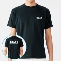 기타 바보사랑[쿠닌]해양경찰 쿨론 블랙 군인 SSAT 해양경찰특공대 반팔티셔츠