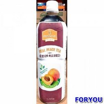 ForU736 1L 주스 복숭아 홍차 음료 베이스 배 희석 12개 복숭아원액 복숭아홍차, 상세페이지 참조, 상세페이지 참조