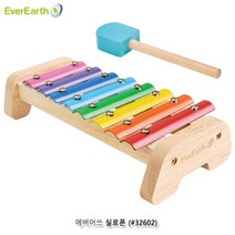 비치우드 컬러 아기실로폰 장난감 나무 원목 실로폰채 유아실로폰 원목실로폰 우드실로폰 실로폰유아 영아실로