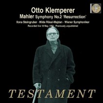 핫트랙스 GUSTAV MAHLER - SYMPHONY NO.2 `RESURRECTION`/ OTTO KLEMPERER