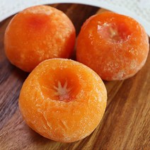 아이스 홍시 청도 씨없는 감 반시 영양간식 12팩, 1박스, 중과 12팩(60g-80g)