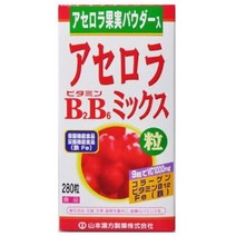 서플리먼트 야마모토 한방 제약 아세로라비타민 B2B6 믹스 알갱이 280 알갱이 B000FQTEEM, One Size, One Color