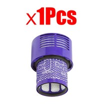 호환 청소기필터 세척 가능한 필터 헤파 유닛 다이슨 V10 SV12 사이클론 동물 앱솔루트 전체 청소 예비 부, 01 1Pcs