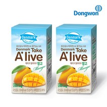 동원에프엔비 덴마크 테이크 얼라이브 망고 멸균 음료, 120ml, 24개