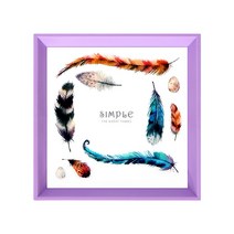 애슬라 플루마 다용도 트레이 쟁반 정사각 소형