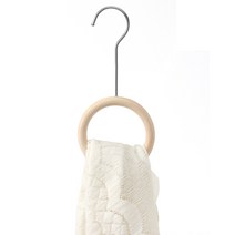 디피용옷걸이 벨트걸이 브라운 원목 12cm 넥타이 스카프 걸이