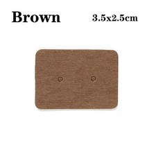 50-100pcs 2.5x3.5cm 귀 스 터 드 카드 귀걸이 디스플레이 카드 포장 골 판지 DIY 쥬얼리 선물에 대 한 빈 크 라프 트 종이 가격 태그, 01 2.5x3.5cm 100pcs, 04 Brown