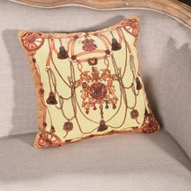 벨벳 패브릭 프렌치 럭셔리 오렌지 스타일 말 홈 소파 쿠션 커버 베개 코어 없음 거실 침실 45cm, 12 12