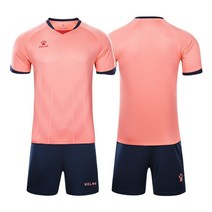 조기 축구 풋살 팀복 단체 유니폼 KELME 남자 유니폼 남자 운동복 스포츠웨어 반팔 저지 폴리 에스터 정장 3801096 트레이닝