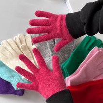 국내제작 앙고라30퍼 울60퍼 고급 겨울 장갑 핸드워머 비비드 컬러풀 손가락장갑
