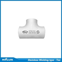 유성벤드 스텐 용접 관이음쇠 피팅 - TEE (S10) SUS316 15A-15A, 1개