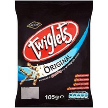 영국직구 제이콥스 트위글릿 오리지널 105g (12 x 105g 팩), 상세참조, 수량
