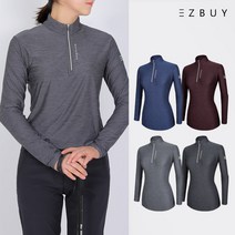 [이지바이] 가을 데일리우먼 쫀쫀한 프리미엄 기능성 슬림라인 등산 아웃도어 티셔츠