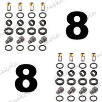 연료 인젝터 수리 키트 Orings 필터 1997-04 도요타 모델 및 렉서스 RX300 3L V6 23250-20020, 03 8 set