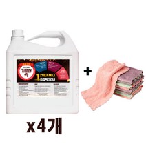비바크린 기름때싹 21세기넘버원 강력한기름때세정제 펜센 식당 카페 업소 가정 필수템 주방기구세정제 식기세척세정제 오븐크리너 그릴후드청소 주방기름때 후라이팬 냄비 씽크대청소 주방청소, 비바크린 기름때싹 4L 4개 + 행주 10장
