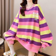 새로본 (봄가을) 355칼라영문티 빅사이즈티 맨투맨 여성여자 미시 MTM