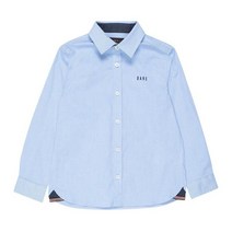 닥스 리틀 깅엄체크 셔츠 DQF11XS03M BU