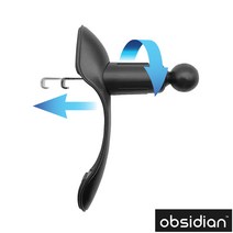 옵시디언 차량 송풍구 휴대폰거치대 탄성마운트 CT-H46, 단품