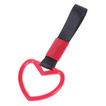 견인고리 기차 버스 핸들 핸드 스트랩 드리프트 매력 자동차 액세서리 스타일링 하트 프론트 견인 후크, [01] RD