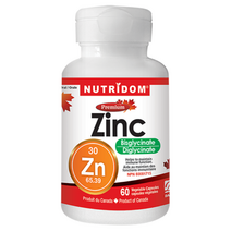 뉴트리돔 아연 비스글리시네이트 60정 (Zinc Bisglycinate), 1개