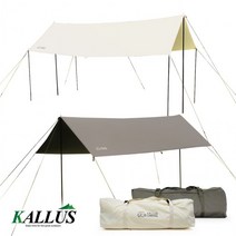 칼루스 면타프 440*290 +전용폴대 포함, TC면타프(카키)