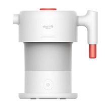 TEELINE 접이식 전기포트 휴대용 여행용 커피 분유0.6L 휴대용 전기 여행 물 주전자, 01 Standard Kettle_02 EU