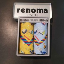 레노마 남녀2매 나염 손수건 세트(RH2S5번)
