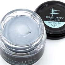 일본 EMAJINY 스틸 블루 애쉬 S25 임시 헤어 컬러 아트 왁스 무향, Silver blue, Silver blue