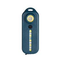 led 빨간색 파란색 어깨 경찰 빛 클립 usb 충전식 손전등 경고 안전 토치 자전거 경고등 조명, 02 W677 Blue